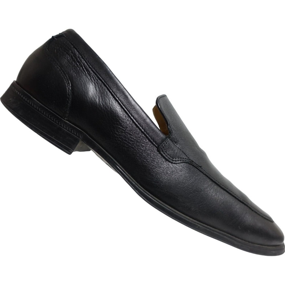 COLE HAAN Men Loafers Adams Black Size 11.5 M Venetian Slip-On Dress C12329